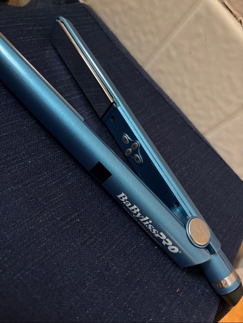 BaBylissPRO Metallic Blue Hair Straightener